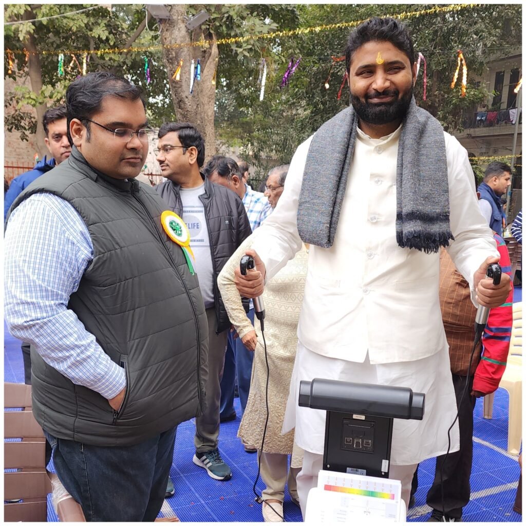 Dr Vijayant Govinda Gupta With Vishesh Ravi (MLA Karol Bagh)