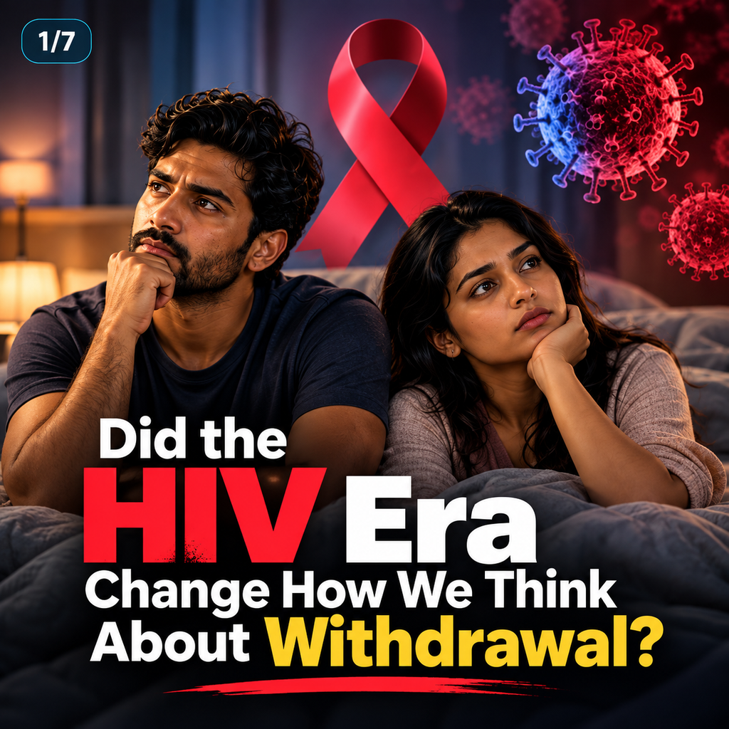 Couple questioning whether the HIV era changed perceptions of the withdrawal method
